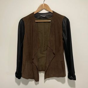 Vince Suede/Leather Jacket in Excellent Condition